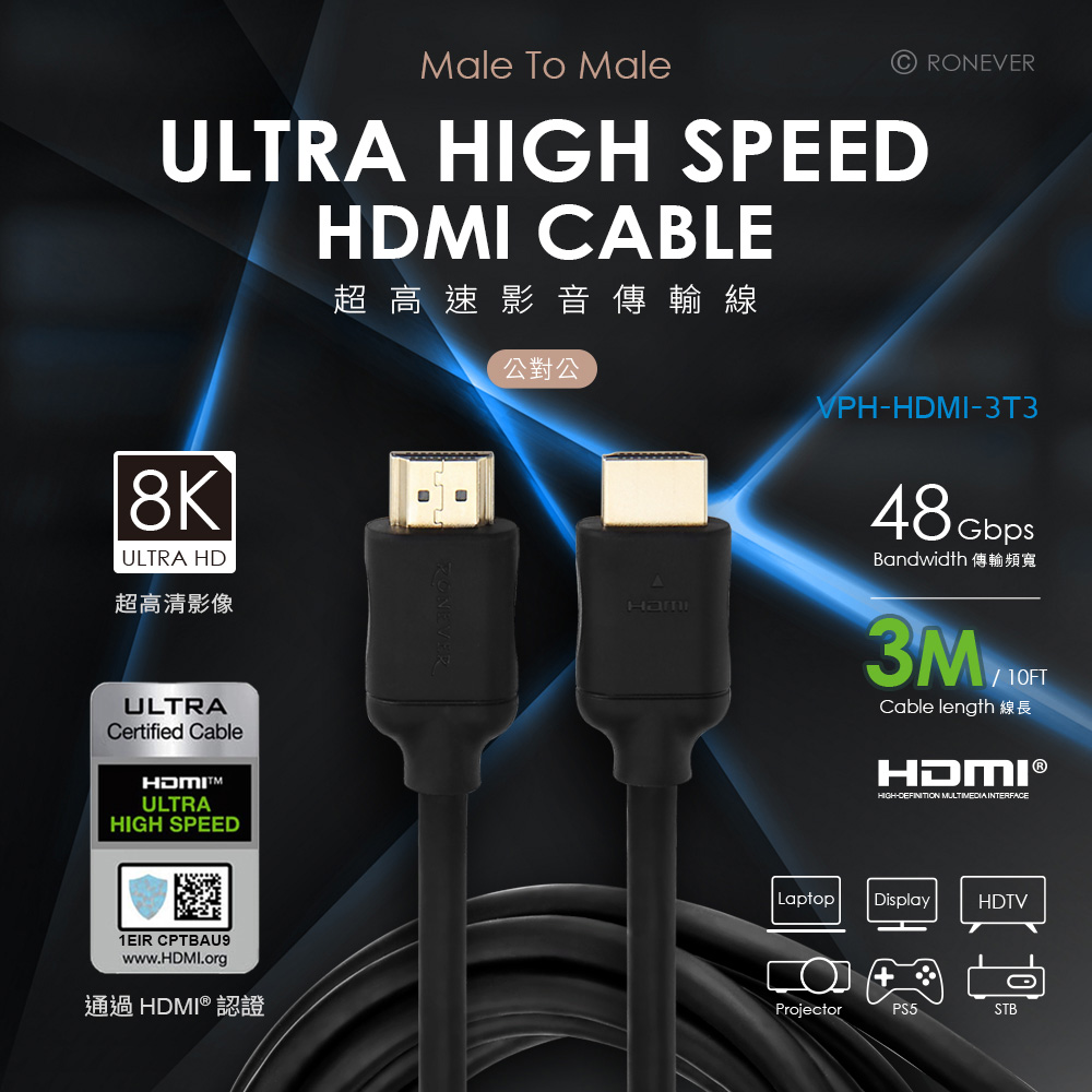 VPH-HDMI-3T3-1