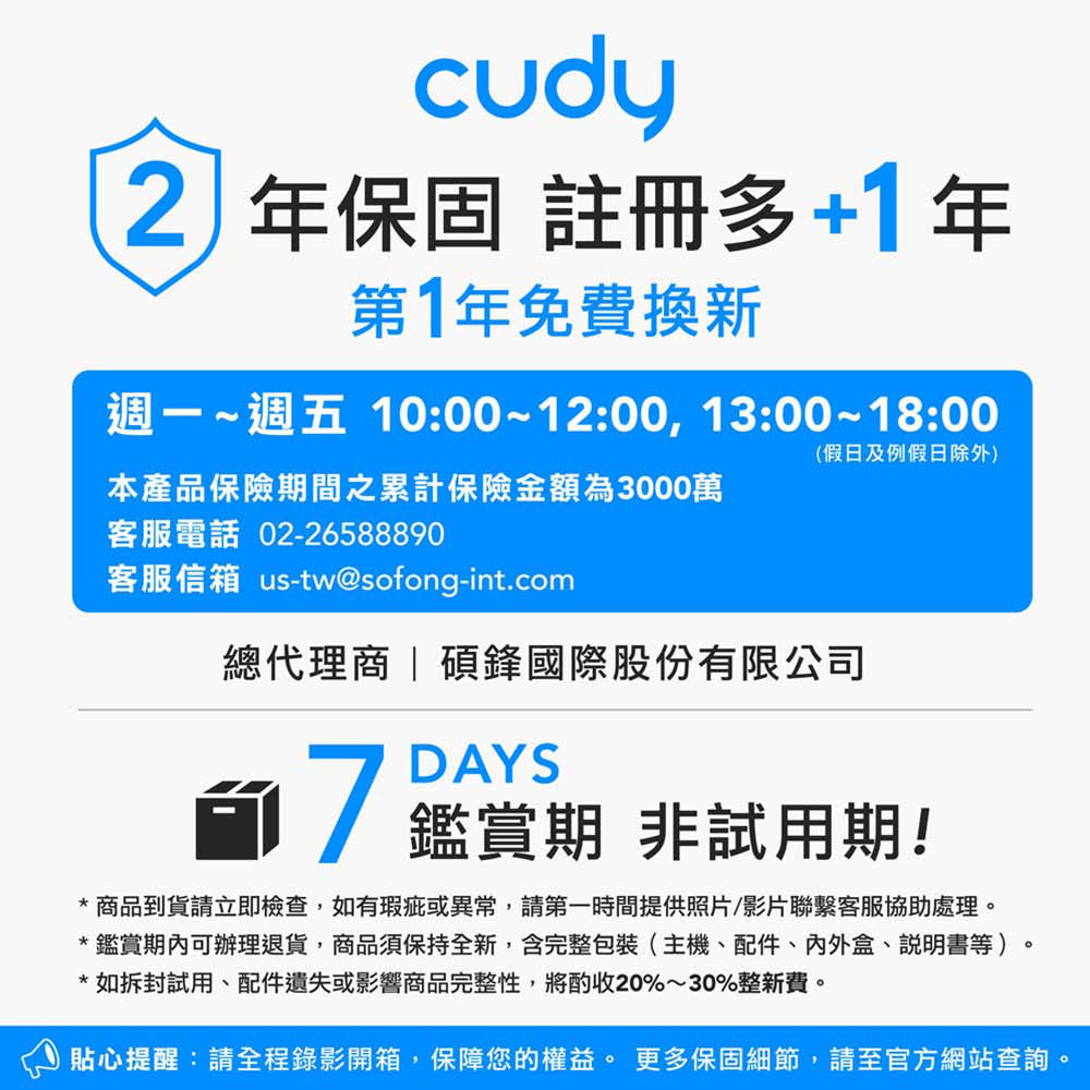 CUDY-WU6500-P-10