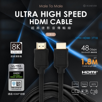 HDMI高速影音傳輸線-1.8米