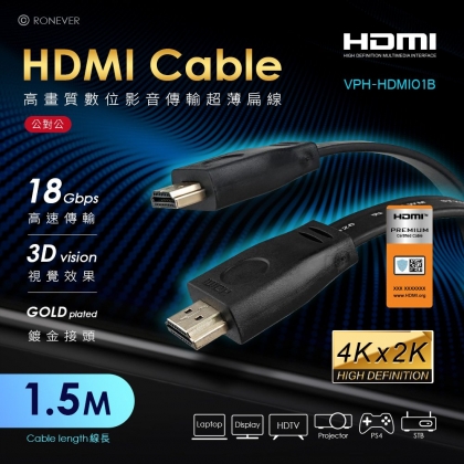 HDMI超薄扁線1.5米