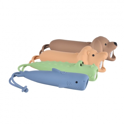 動物矽膠手電筒